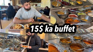 Itna Sasta Aur Maza Ka buffet Aaj Tu Maza He A Gaya  Daal Roti Buffet In Mississauga [upl. by Aicelet]