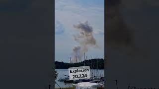 Explosionen im Chemiewerk Eckart  Brückelsee  Wackersdorf  2072024 [upl. by Annailuj]