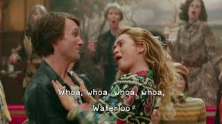 Mamma Mia Here We Go Again  Waterloo Lyrics 1080pHD [upl. by Ohare]