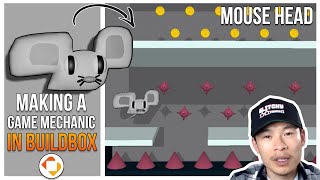 Making a Game Mechanic in Buildbox 3 w Character 32 Mouse Head  3D  Devlog 025 [upl. by Aztinay]