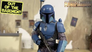 Star Wars Black Series DEATH WATCH MANDALORIAN The Mandalorian Action Figure Review [upl. by Hnid]