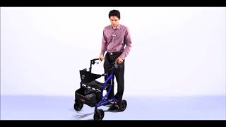 How to adjust the handles of the Airgo rollator [upl. by Ojok829]