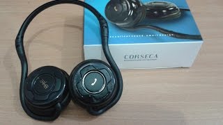 NEWDELL CORSECA BYTE HEADPHONESBLACK DETAILED UNBOXINGTUTORIAL ON HOW TO CONNECT TO PHONE [upl. by Andras945]