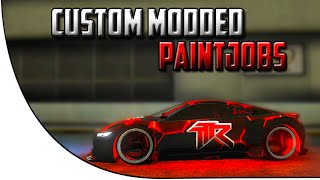 GTA V  ModSquad and Se7ensins Jester 120 Modded Paintjobs GTA Online [upl. by Einnahc]