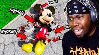 Breaking EVERY BONE as MICKEY MOUSE in GTA 5 GTA 5 MODS [upl. by Anaitsirc]