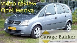 Video review Opel Meriva 14 16v Enjoy 2005 75RBGT [upl. by Analak]