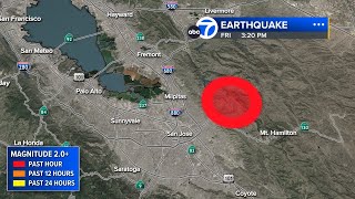 Preliminary magnitude 34 earthquake strikes in South Bay USGS says [upl. by Wivinia]