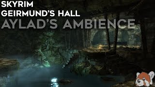 Geirmunds Hall  Relaxing Skyrim Ambience  Aylads Ambience [upl. by Arracat]