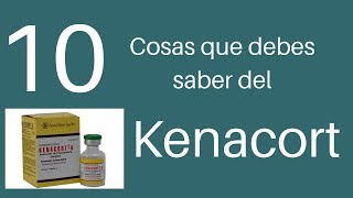 10 COSAS QUE DEBES SABER SOBRE EL KENACORT [upl. by Sirak572]