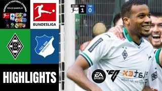 Borussia Mönchengladbach vs TSG Hoffenheim 13Spieltag Bundesliga Highlights [upl. by Brockie]