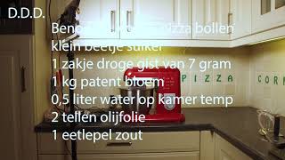 Pizzadeeg maken deel 1 van 3 Hoe maak je verse pizzas masterclass [upl. by Map]