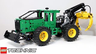 ЗЕЛЁНЫЙ КРАСАВЧИК Подробный обзор набора ЛЕГО Техник 42157 John Deere 948L Skidder [upl. by Rauch797]