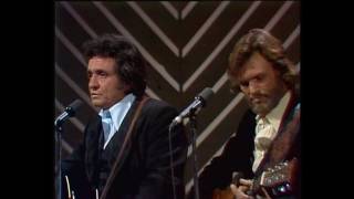 Kris Kristofferson amp Johnny Cash  Sunday morning coming down 1978 Johnny Cash Christmas Show [upl. by Stulin]