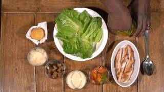 Recette en vidéo  Salade César croustillante du restaurant la Grille [upl. by Imoyn]