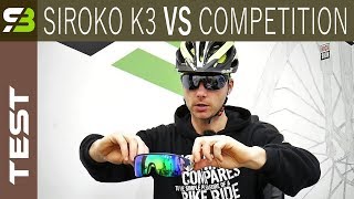 Siroko K3 MTB Eyewear vs Competition View Quality Wind Protection Anti Fog System [upl. by Fanny539]