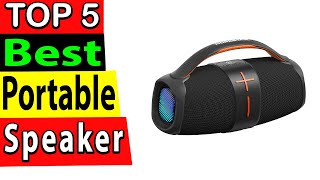 Best Portable Speaker Review 2024 TOP 5 [upl. by Koah]