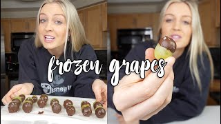 These FROZEN GRAPES is the easiest snack idea shorts [upl. by Tireb]