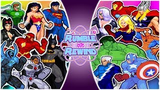 AVENGERS vs JUSTICE LEAGUE Marvel vs DC Comics Animation  RUMBLE REWIND [upl. by Aneehsak]