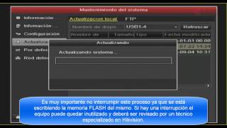 Video Tutorial cómo Actualizar un DVR HIKVISION  dLux con Sistema operativo 20 New GUI [upl. by Erinna515]