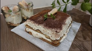 TIRAMISU 🍰 Bez jajek❗ bez kawy❗ bez alkoholu❗ [upl. by Dressel]