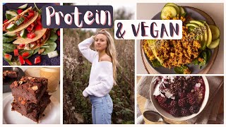 PROTEIN REZEPTE VEGAN ⫸ gesunde leckere amp einfache Gerichte mit viel pflanzlichem Protein [upl. by Annawd]