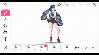 Eida  Flipaclip Animation Timelapse [upl. by Eelamme452]