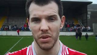 PJ McCloskey assesses Derrys defeat in Allianz League against Kildare 2012 [upl. by Philbert]