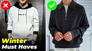 10 Winter Essentials Every Man Needs  Must Haves Winter Outfits [upl. by Folsom568]