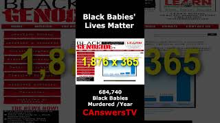 Black Genocide Black Women 5 Times More Likely To Have Abortions Than Whites 16 Million Killed [upl. by Hamaso]