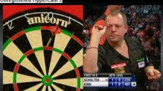 Mervyn King 170 checkout against Roland Scholten [upl. by Cecilio]