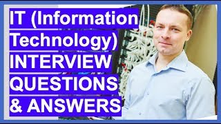 IT INFORMATION TECHNOLOGY Interview Questions And Answers [upl. by Suiravaj664]