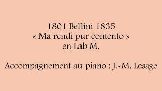 V Bellini quotMa rendi pur contentoquot en Lab M [upl. by Leahcar]