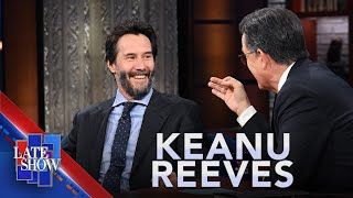 quotI Got Colbertdquot  How Stephen Colbert Helped Manifest A quotConstantinequot Sequel For Keanu Reeves [upl. by Yelnoc919]