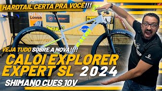 CALOI EXPLORER EXPERT SL 2024  CUES 10v  HARDTAIL CERTA PARA VOCÊ  PEDALOKOS [upl. by Slen519]