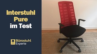 Interstuhl PURE PUREis3 im Test  Bürostuhl Experte [upl. by Adria]