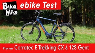 Das neue eBike  Corratec EPower Trekking CX6 12S Gent  Einmal ausführlich vorgestellt [upl. by Acinhoj]