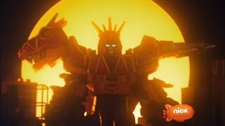 Power Rangers Dino Charge  Breaking Black  Megazord Fight  Episode 5  Power Rangers Official [upl. by Giarg103]