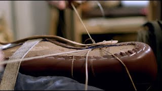 How Bespoke Italian Leather Shoes Are Made [upl. by Einafats]