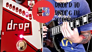 quotDigitech Drop Pedal Testquot Drop G Djent riff [upl. by Natsirhc]