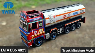 Tata Truck Miniature Making  Tata 4825 Bs6 Truck Miniature Model  Truck Review Miniature [upl. by Yllitnahc948]