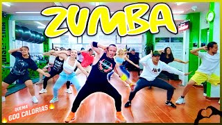 ZUMBA en CASA Dance Workout 🔥 Clase COMPLETA y DIVERTIDA [upl. by Llewoh460]