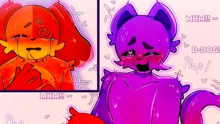 catnap tries to prank dogday gone wrong smiling critters meme poppy playtime chapter 3 animation [upl. by Danika]