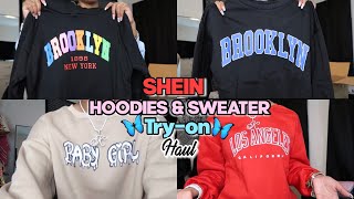 SHEIN SWEATER amp HOODIE TRYON HAUL 2021🦋 [upl. by Joshuah373]