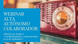 Webinar Autónomo Colaborador [upl. by Roath]