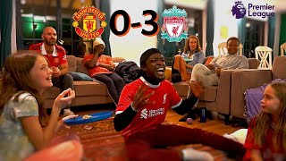 🇰🇪 amp 🇺🇸 Fans React  MAN UNITED 0  3 LIVERPOOL  MATCH REACTION PREMIER LEAGUE [upl. by Montagu]