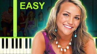 ZOEY 101 THEME  EASY Piano Tutorial [upl. by Reckford]