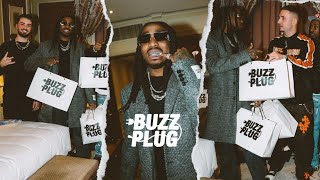 QUAVO GOES SHOOPING AT MILANO FASHION WEEK  AFTERSHOW PARTY  BUZZ PLUG [upl. by Gnaw]