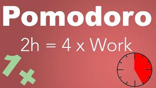 Pomodoro Technique 4 x 25 min  Study Timer 2 h [upl. by Laira]