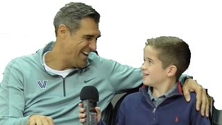 Villanova Basketball Coach Jay Wright Interview [upl. by Adalai237]