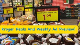 Kroger Weekly Ad Preview 13126 Unadvertised and untagged deals [upl. by Duarte]